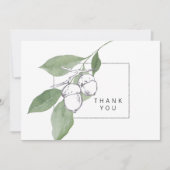 Beerdigung Bereavement Fall AcornsVielen Dank Dankeskarte (Vorderseite)