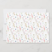 Beerdigung Bereavement Wildblume Danke (Rückseite)