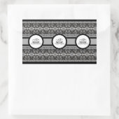 Beerdigung Blume Rechteckiger Aufkleber (Tasche)