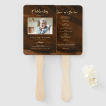 Beerdigung Bronze & Gold Kalligrafie Set der Fans