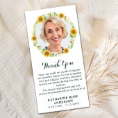 Beerdigung DANK IHNEN Gedenkstätte Foto Blumenkohl Dankeskarte