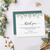 Beerdigung danke, dass Sie wissen, Airy Greenery Dankeskarte