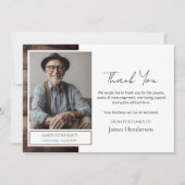 Beerdigung Danke Foto (Vorderseite)