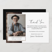 Beerdigung Danke Foto (Vorne/Hinten)