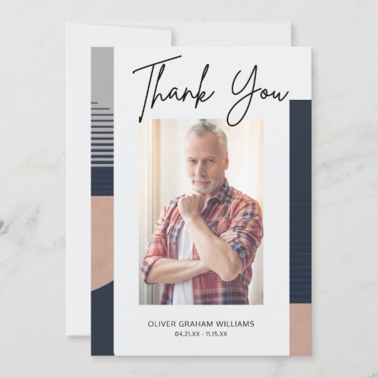 Beerdigung Danke Foto Beileid Bereavement (Vorderseite)