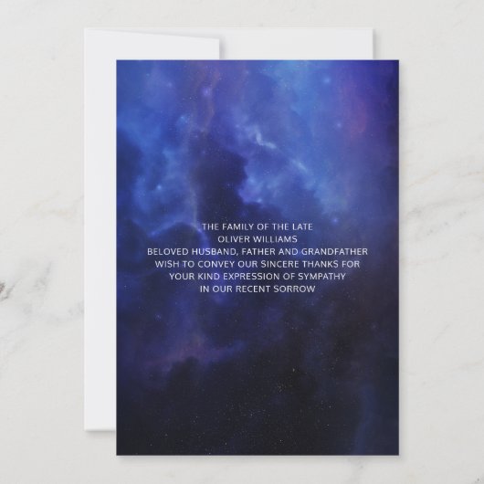 Beerdigung Danke Foto Beileid Bereavement (Rückseite)