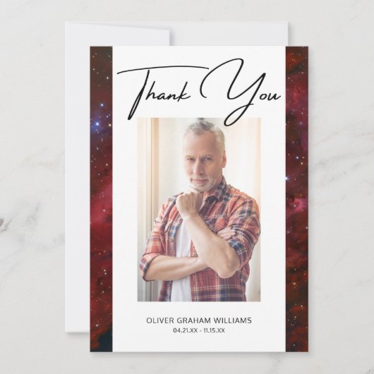 Beerdigung Danke Foto Beileid Bereavement (Vorderseite)