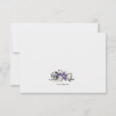 Beerdigung Danke Foto Blumenkarte (Rückseite)