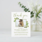 Beerdigung Danke, Hinweis | FOTO Dankeskarte (Stehend Vorderseite)