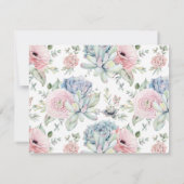 Beerdigung Danke, Hinweis | Sukkulärer Bereavement Dankeskarte (Rückseite)