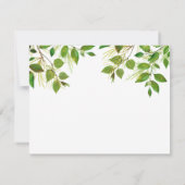 Beerdigung Danke, Hinweis | Verhalten Dankeskarte (Rückseite)