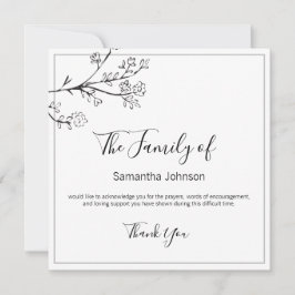 Beerdigung danke Ihnen Branchen und Schmetterling 