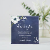 Beerdigung danke Ihnen Elegante Anemone Floral One (Stehend Vorderseite)