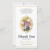 Beerdigung danke Ihnen Fotokarte (Vorderseite)