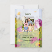 Beerdigung danke Ihnen Fotokarte (Vorderseite)