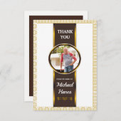 Beerdigung danke Ihnen Fotokarte (Vorne/Hinten)