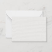 Beerdigung danke Ihnen für die Blume nach dem Tod Mitteilungskarte (Rückseite)