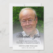 Beerdigung danke Ihnen Hinweis Trauer Foto | Räumu (Vorderseite)