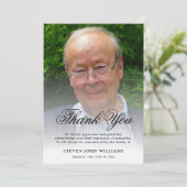 Beerdigung danke Ihnen Hinweis Trauer Foto | Räumu (Stehend Vorderseite)