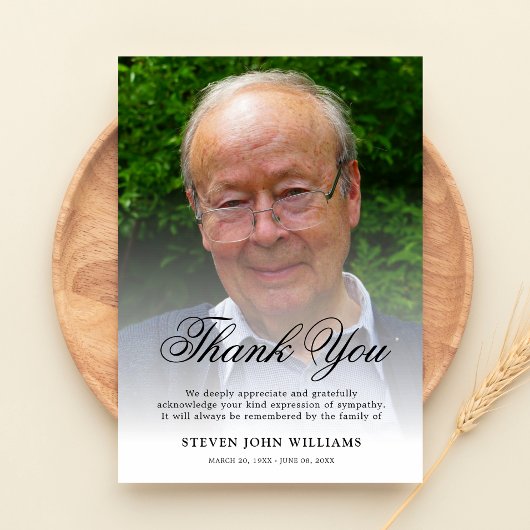 Beerdigung danke Ihnen Hinweis Trauer Foto | Räumu