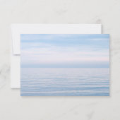 Beerdigung danke Ihnen Hinweis Trauer Ozean | Räum (Rückseite)