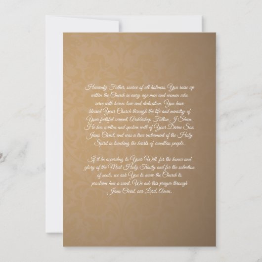 Beerdigung Danke Karte (Rückseite)