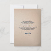 Beerdigung Danke Karte (Rückseite)