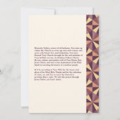 Beerdigung Danke Karte (Rückseite)