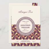 Beerdigung Danke Karte (Vorne/Hinten)