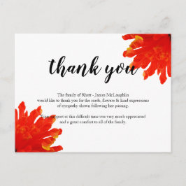 Beerdigung Danke Karte