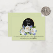 Beerdigung danke mitteilungskarte (Vorderseite/Rückseite Beispiel)