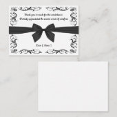 Beerdigung danke mitteilungskarte (Vorne/Hinten)