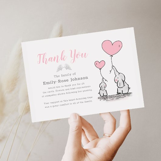 Beerdigung danke | Pink Child's Bereavement