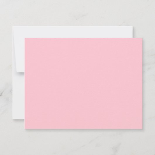 Beerdigung danke | Pink Child's Bereavement (Rückseite)