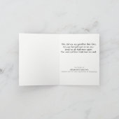 Beerdigung - Danke von den Familien-Herbstleaves (Innenseite)