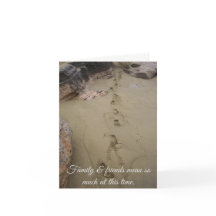 Beerdigung, Danke von der Familie