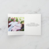 Beerdigung, Danke von der Familie (Innenseite)