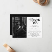 Beerdigung Dankeschön Karte, Beileid Danke Mitteilungskarte (Vorderseite/Rückseite Beispiel)