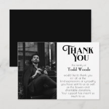 Beerdigung Dankeschön Karte, Beileid Danke