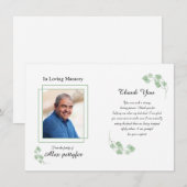 Beerdigung Dankeschön-Karte Dankeskarte (Vorne/Hinten)