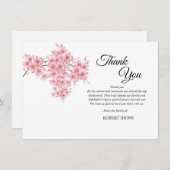 Beerdigung Dankeschön-Karte Dankeskarte (Vorne/Hinten)