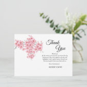 Beerdigung Dankeschön-Karte Dankeskarte (Stehend Vorderseite)