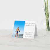 Beerdigung Dankeschön Karte - mit Dankbarkeit (Vorderseite)