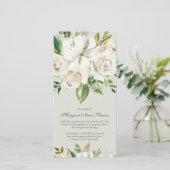 Beerdigung Dankeschön Karten | Alte Weiße Rose (Stehend Vorderseite)