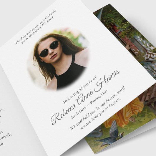 Beerdigung Dankeschön Karten | Angel Dear 01