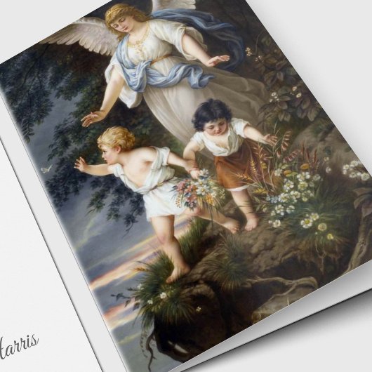 Beerdigung Dankeschön Karten | Angel Watching 01