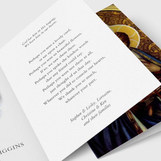 Beerdigung Dankeschön Karten | Carmel 01