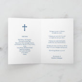 Beerdigung Dankeschön Karten | Christus und seine  (Innenseite)