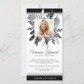 Beerdigung Dankeschön Karten | Florals (Vorderseite)