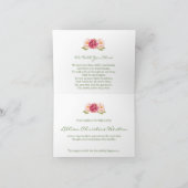 Beerdigung Dankeschön Karten | Florals 4 (Innenseite)